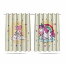 Ver imagem 1 de Cortina Infantil Unicórnio 2,60m X 1,50m Tecido Premium