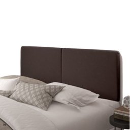 Cabeceira Suspensa Cama Box Solteiro Suede 90x55:marrom - 1