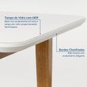 Ver imagem 5 de Conjunto Sala de Jantar Mesa Tangará e 4 Cadeiras Liz Madeira Maciça/Vidro Madeiraoriginals Marrom