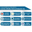 Ver imagem 2 de Colchão Casal Orthoflex Espuma D33 Comfortpedic Line (138x188x24) -