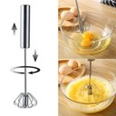 Ver imagem 2 de Misturador Batedor Mixer Ovos Claras Giratorio Semi Automatico