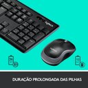 Ver imagem 5 de Kit Teclado e Mouse Multimidia Wireless Logitech MK270 - 920-004433