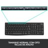 Kit Teclado e Mouse Multimidia Wireless Logitech MK270 - 920-004433 - 2