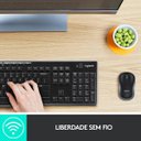 Ver imagem 6 de Kit Teclado e Mouse Multimidia Wireless Logitech MK270 - 920-004433