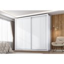 Ver imagem 5 de Guarda Roupa Casal Versalles 2 Portas 6 Gavetas Branco Absoluto Semi Fosco - Zanzini
