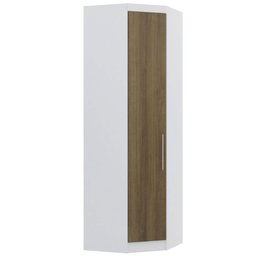 Guarda Roupa de Canto Diagonal Modulado 70cm 1 Porta Alpes Luciane Móveis - 1 Guarda Roupa de Canto Diagonal Modulado 70cm 1 Porta Alpes Luciane Móveis - 1