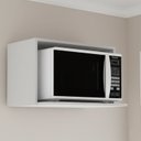 Ver imagem 5 de Nicho Aéreo Multiuso Forno Microondas e Elétrico 60cm Tm1319 Mdf Grazi Branco