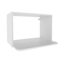 Ver imagem 3 de Nicho Aéreo Multiuso Forno Microondas e Elétrico 60cm Tm1319 Mdf Grazi Branco