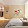 Adesivo Decorativo Parede Mãos e Boca Sexy - 3