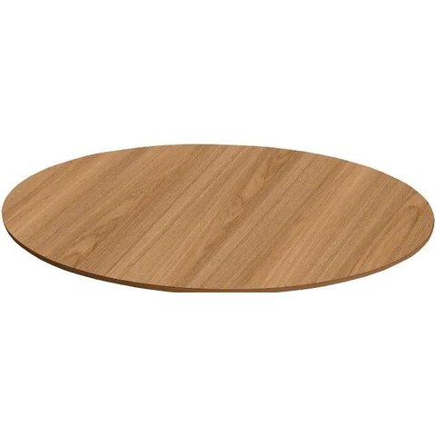 Tampo em MDF 18mm Redondo 100 cm - Freijó Personal Decor Design Tampo Redondo em MDF Marrom