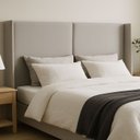 Ver imagem 5 de Cabeceira Cama King 210 Cm Estofada Tecido Linho Editável Cor:linho Philips Alumínio