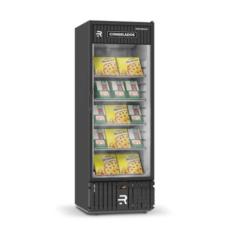 Visa Cooler Congelados 570 Litros Porta de Vidro Preto Vcco570pv 220v - Refrimate