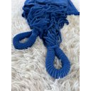 Ver imagem 2 de Rede de Dormir Casal Balanço de Algodão Reforçada 3,80m X 1,50m Varias Cores:azul Royal