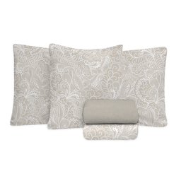 Jogo de Cama Queen Size 200 Fios Fiori - Lívia (7605) - 1