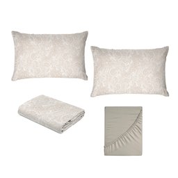 Jogo de Cama Queen Size 200 Fios Fiori - Lívia (7605) - 6