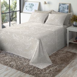 Jogo de Cama Queen Size 200 Fios Fiori - Lívia (7605) - 2