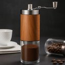 Ver imagem 5 de Kit 2 Moedores Manuais de Grãos Café com Manivela Giratória Aço Inox Wolff