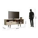 Ver imagem 5 de Rack com Painel para TV até 50 Polegadas Retrô Palas Espresso Móveis