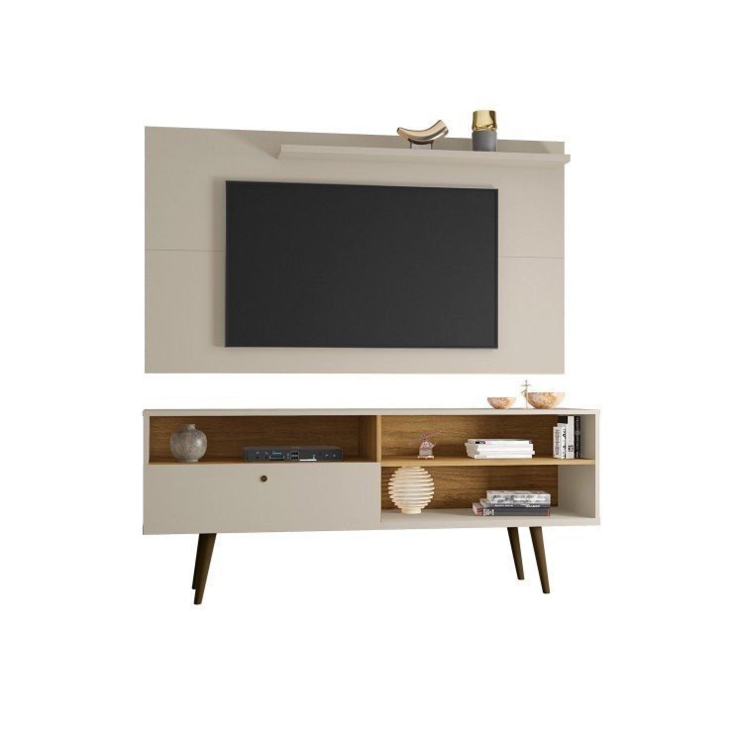 Rack com Painel para TV até 50 Polegadas Retrô Palas Espresso