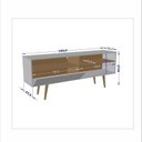 Ver imagem 4 de Rack com Painel para TV até 50 Polegadas Retrô Palas Espresso Móveis