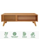 Ver imagem 4 de Mesa de Centro Madeira 2 Portas Sean Mel Idimex