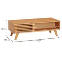 Ver imagem 5 de Mesa de Centro Madeira 2 Portas Sean Mel Idimex