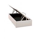 Ver imagem 1 de Base Baú Physical Corino Solteiro 88x188x39cm Ortobom Branco