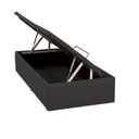 Ver imagem 2 de Base Baú Physical Corino Solteiro 88x188x39cm Ortobom Cinza