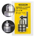 Ver imagem 3 de Mandril 3/8 24F com Chave e Garras Fixas para Perfuração