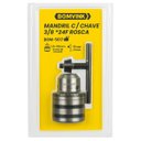 Ver imagem 2 de Mandril 3/8 24F com Chave e Garras Fixas para Perfuração