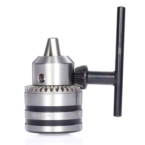 Mandril 3/8 24F com Chave e Garras Fixas para Perfuração
