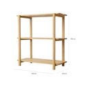 Ver imagem 5 de Estante Laguna 3 prat 95Ax90Lx42P em Madeira Cubomob MEL