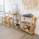 Ver imagem 2 de Estante Laguna 3 prat 95Ax90Lx42P em Madeira Cubomob MEL