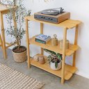 Ver imagem 3 de Estante Laguna 3 prat 95Ax90Lx42P em Madeira Cubomob MEL