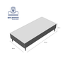Base Sommier Corino Solteiro 88x188x23cm Ortobom - 5