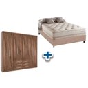 Ver imagem 1 de Cama Box Casal + Colchão Scotland Herval + Guarda Roupa Master 8.6 Demolição