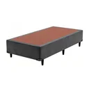 Ver imagem 1 de Base Sommier Camurça Solteirão 108x198x36cm Ortobom Cinza