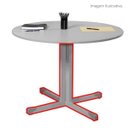 Ver imagem 6 de Base Pé de Mesa para Reunião Tampo Redondo Reforçada