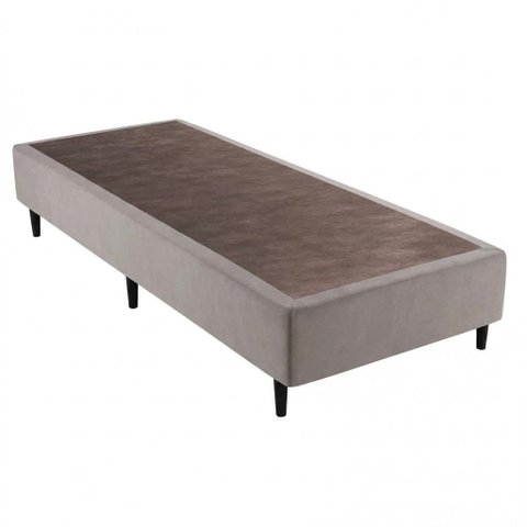 Base Sommier Camurça Solteirão 108x198x36cm Ortobom Bege