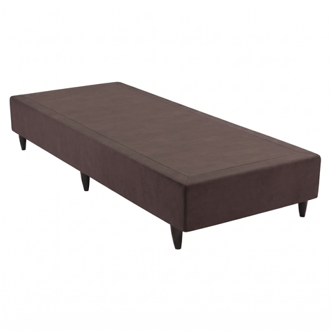 Base Sommier Camurça Solteirão 108x198x36cm Ortobom Marrom
