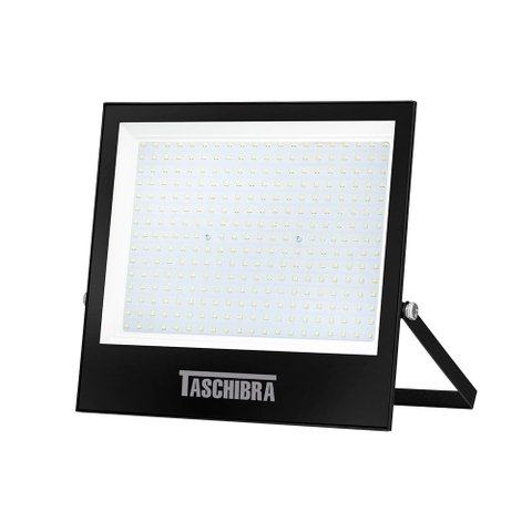 Refletor Taschibra Tr Led 300w Preto Bivolt 6500k Luz Branca 15030109-02