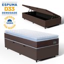 Ver imagem 2 de Cama Box Baú com Colchão de Espuma D33 Pillow Top Comfort Luxo Solteiro 88 Cm