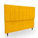 Ver imagem 5 de Cabeceira Estofada Moderna e Elegante para Cama de Casal 140 Eros Suede