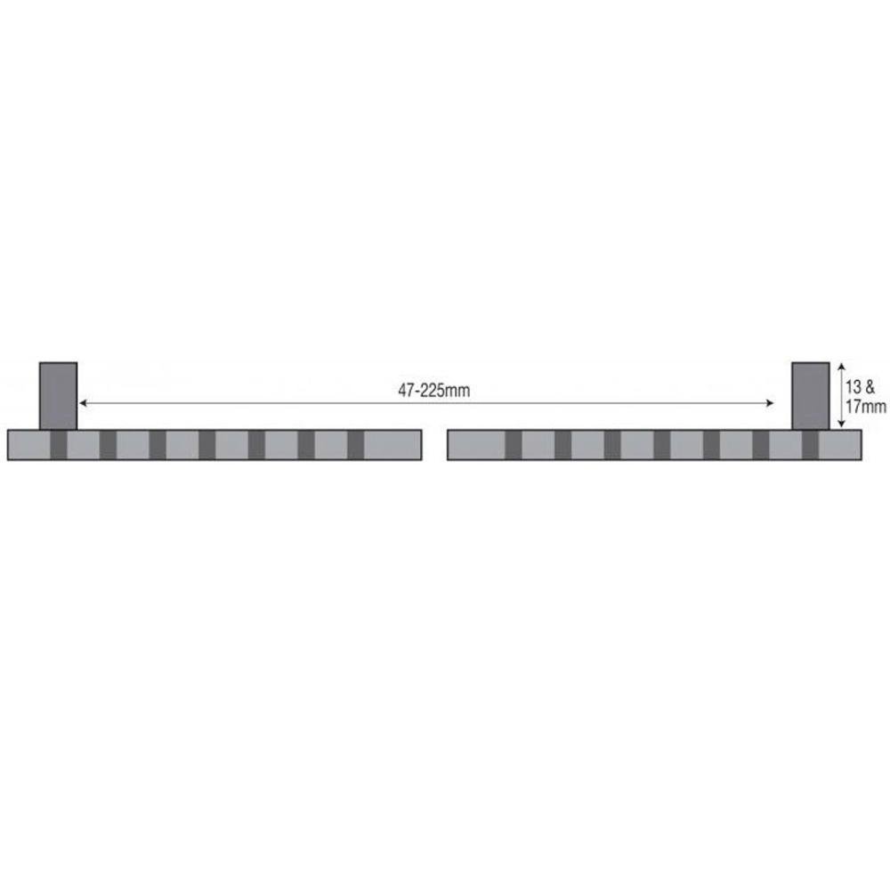 Jogo de Mordentes Planos 250 Mm / 8 P/placas Mr-2877 e Mr-2889(antigo Mr-2884) - 3