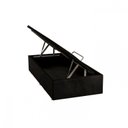 Ver imagem 1 de Base Baú Physical Camurça Solteiro 88x188x39cm Ortobom Preto