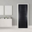 Ver imagem 3 de Porta Vestiário Palheta Alumínio Preto 180x70cm c/ Trinco