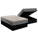 Ver imagem 1 de Cama Box Baú Casal: Colchão Anatômico Paropas D45 / EP Confort Mega Firme + Base CRC Suede Black(138