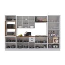 Ver imagem 5 de Cozinha Modulada Completa Americana 100% MDF 350cm com Rodapé Provence Multimóveis Crink-CPL002