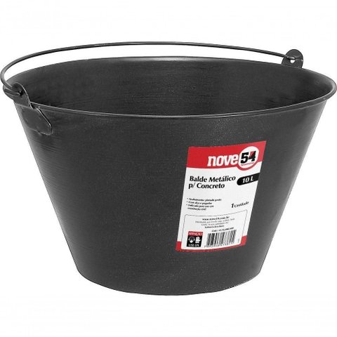 Balde para Concreto 10 Litros Metálico - Nove54