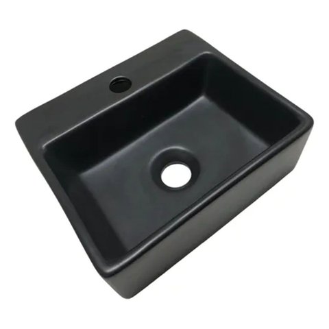Cuba de Apoio La Bella Griffe Quadrada 100% Louça 34x29cm - Pontal